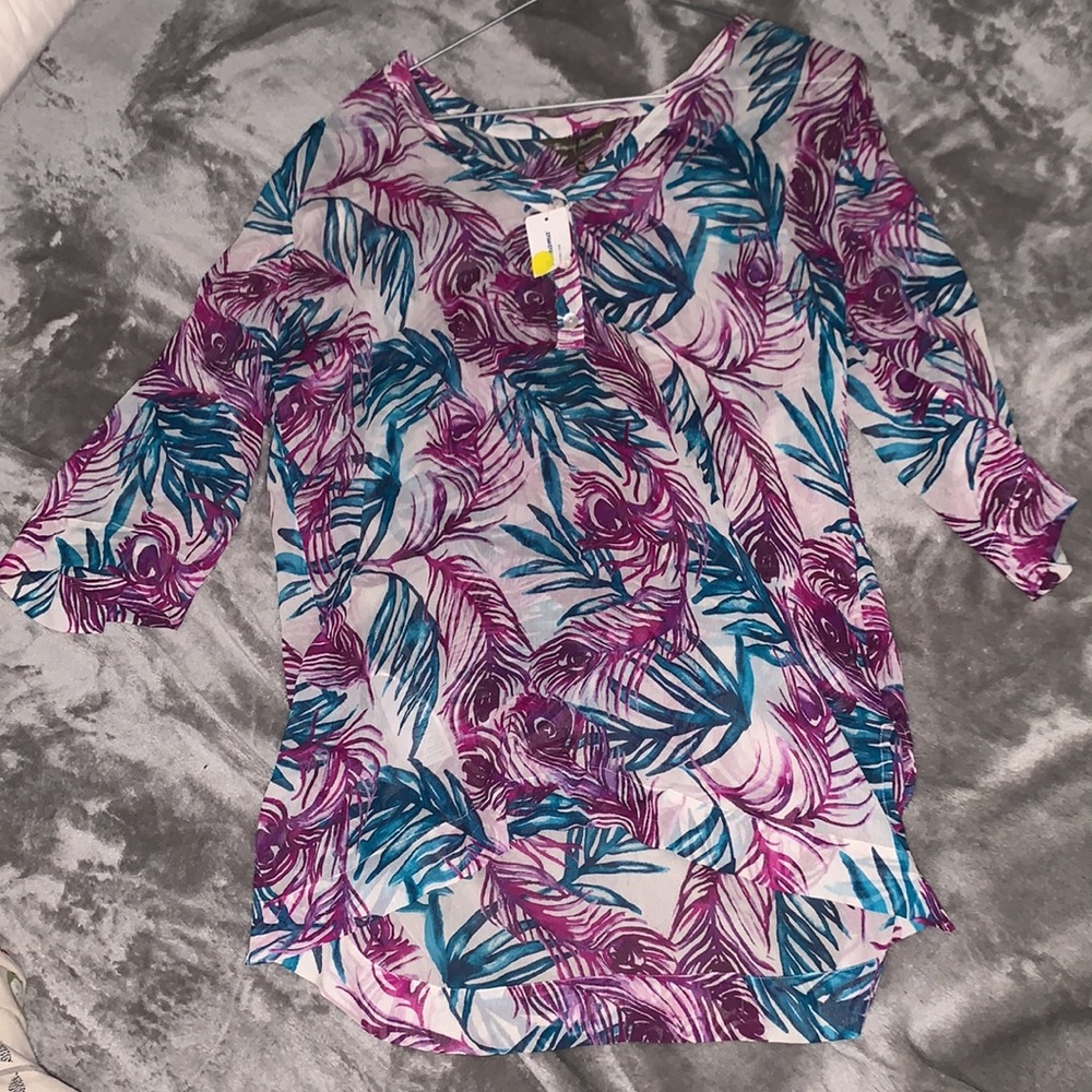 Tommy Bahamas | Fronds of a Feather Tunic Size XS